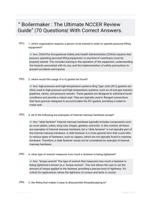 Boilermaker : The Ultimate NCCER Review Guide |70 Questions| With Correct Answers.