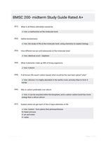 BMSC 200- midterm Study Guide Rated A+