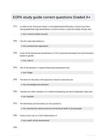 EOPA study guide correct questions Graded A+