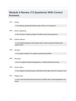 Module 6 Review |13 Questions| With Correct Answers.