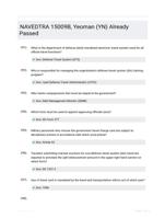 NAVEDTRA 15009B, Yeoman (YN) Already Passed