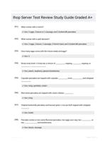 Ihop Server Test Review Study Guide Graded A+