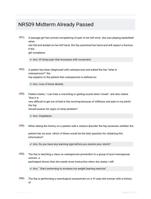 NR509 Midterm Already Passed