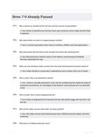 Bmw 7-9 Already Passed