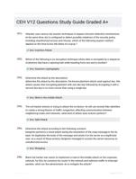 CEH V12 Questions Study Guide Graded A+