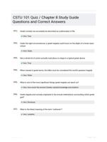 CSTU 101 Quiz / Chapter 8 Study Guide Questions and Correct Answers
