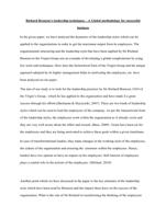 Assignment 3 Leadership of Richard Branson