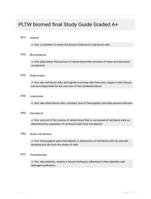PLTW biomed final Study Guide Graded A+