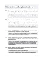 Maternal Newborn Study Guide Graded A+