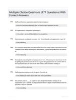 Multiple Choice Questions |177 Questions| With Correct Answers.