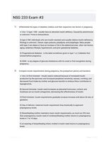 NSG 233 Exam #3