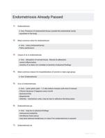 Endometriosis Already Passed