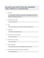 Bio 348 Drexel QUESTIONS AND ANSWERS 100% VERIFIED A+ GUARANTEED