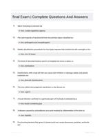 final Exam | Complete Questions And Answers