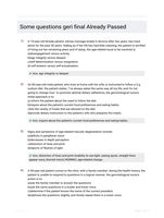 Some questions geri final Already Passed