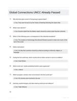 Global Connections UNCC Already Passed