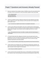 PrepU 7 Questions and Answers Already Passed