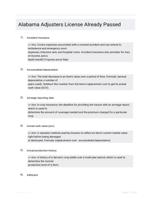 Alabama Adjusters License Already Passed