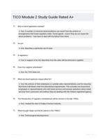 TICO Module 2 Study Guide Rated A+