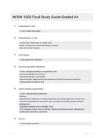 NFDN 1002 Final Study Guide Graded A+
