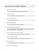 216 Exam with complete solutions