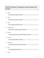 ISTM 210 Exam 2 Questions with Answers All Correct