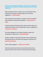 NSG 6020 ORTHOPEDICS EXAM 2024 -2025 |ACTUAL COMPLETE  QUESTIONS AND CORRECT ANSWERS (IN RED COLOR) ALREADY  GRADED A+