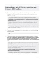 Practice Exam with 32 Correct Questions and Answers (2024 Update)