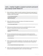 vsim - marilyn hughes surgical scenario pre/post quiz Study Guide Rated A+