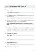 CCHT Study Guide bonent Rated A+