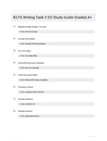 IELTS Writing Task 2 D2 Study Guide Graded A+