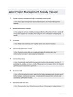 WGU Project Management Already Passed