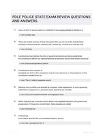 FDLE POLICE STATE EXAM REVIEW QUESTIONS AND ANSWERS.