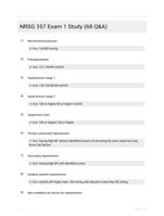 NRSG 357 Exam 1 Study (68 Q&A)