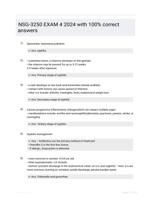 NSG-3250 EXAM 4 2024 with 100% correct answers