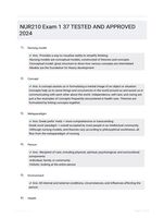 NUR210 Exam 1 37 TESTED AND APPROVED 2024