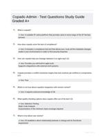 Copado Admin - Test Questions Study Guide Graded A+