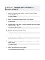 Exam 2024 latest Version Questions and Detailed Answers