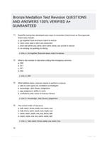 Bronze Medallion Test Revision QUESTIONS AND ANSWERS 100% VERIFIED A+ GUARANTEED