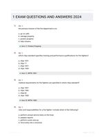 1 EXAM QUESTIONS AND ANSWERS 2024
