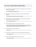101 Test 1 (Full STUDY GUIDE 2024)