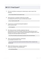 NR 511 Final Exam?