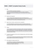 RIMS - CRMP Complete Study Guide;