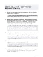 2024 final Exam WITH 100%  VERIFIED ANSWERS  2024/2025
