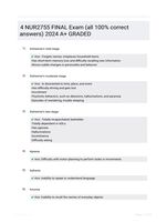 4 NUR2755 FINAL Exam  (all 100% correct answers) 2024 A+ GRADED