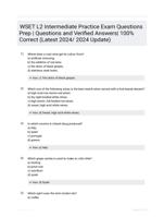 WSET L2 Intermediate Practice Exam Questions Prep | Questions and Verified Answers| 100% Correct (Latest 2024/ 2024 Update)