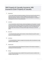 MN Property & Casualty Insurance, MN Insurance Exam Property & Casualty