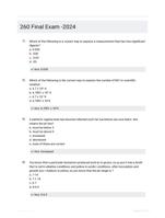 260 Final Exam -2024