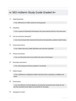 nr 503 midterm Study Guide Graded A+