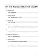 HCA 201B MC Questions Study Guide Graded A+